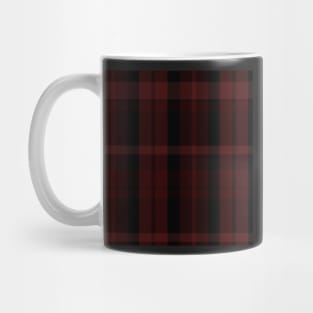 Gothic Aesthetic Aillith 2 Hand Drawn Textured Plaid Pattern Mug